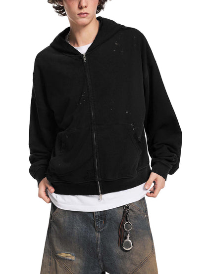 Washed Out Zip Hoodie